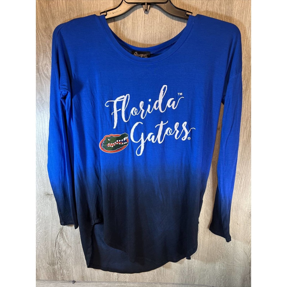 Florida Gators Gameday Couture Long Sleeve Womens T-Shirt Blue NWT Size XS